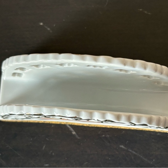 NEW Poppy Themed Napkin Holder Fine China Kosenberg Germany - Picture 7 of 11